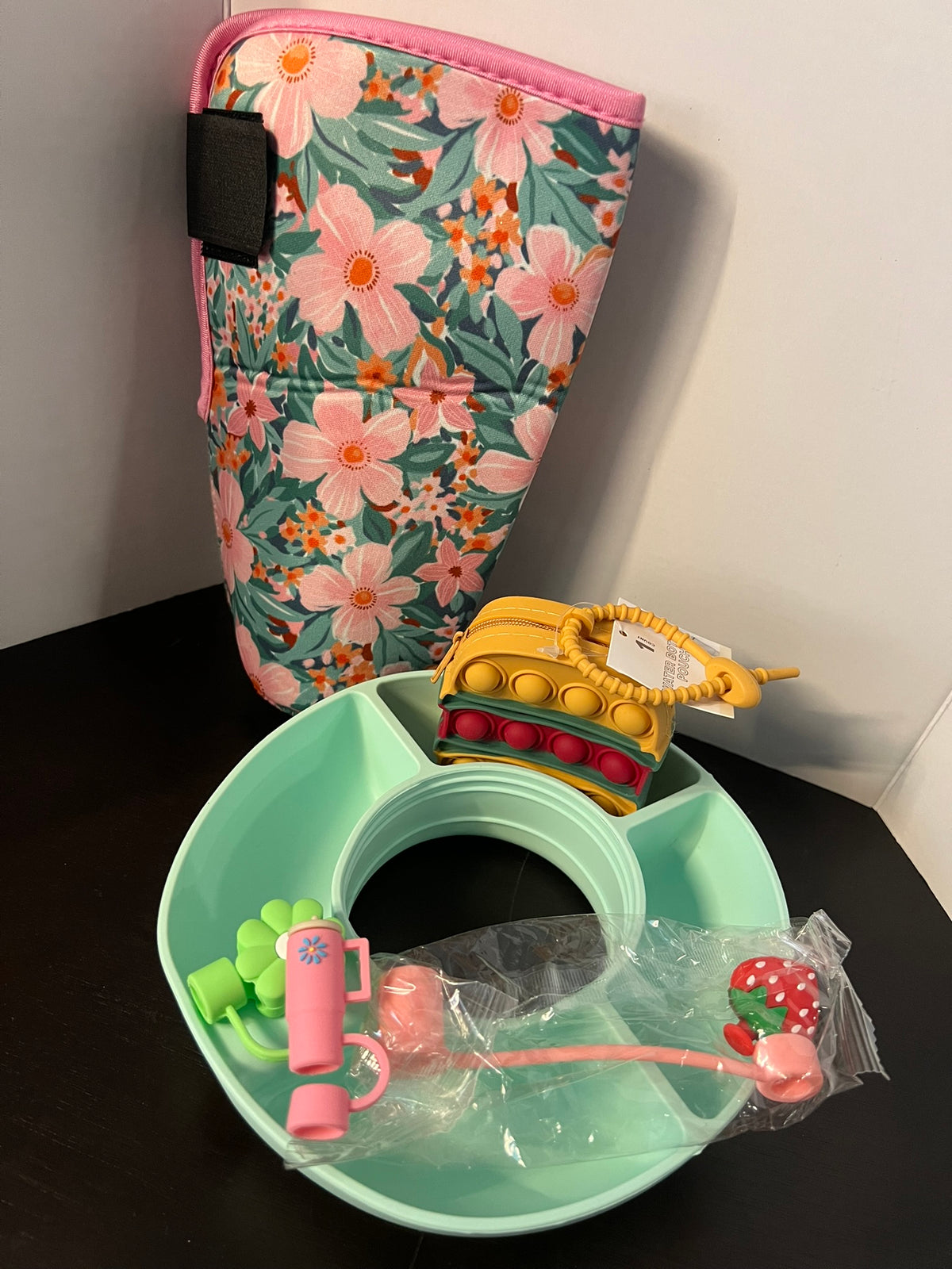 Thermal Cup Accessory set Pink/Green