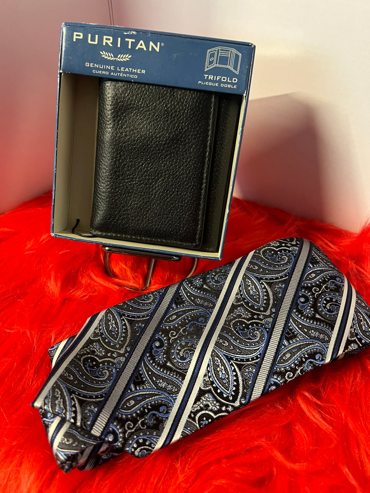 Mens Gift Set-Tie & Wallet Set
