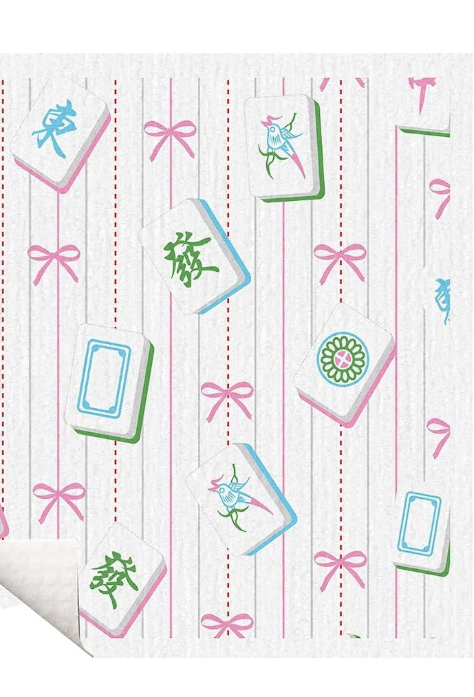 Mahjong Tiles Hand Towel