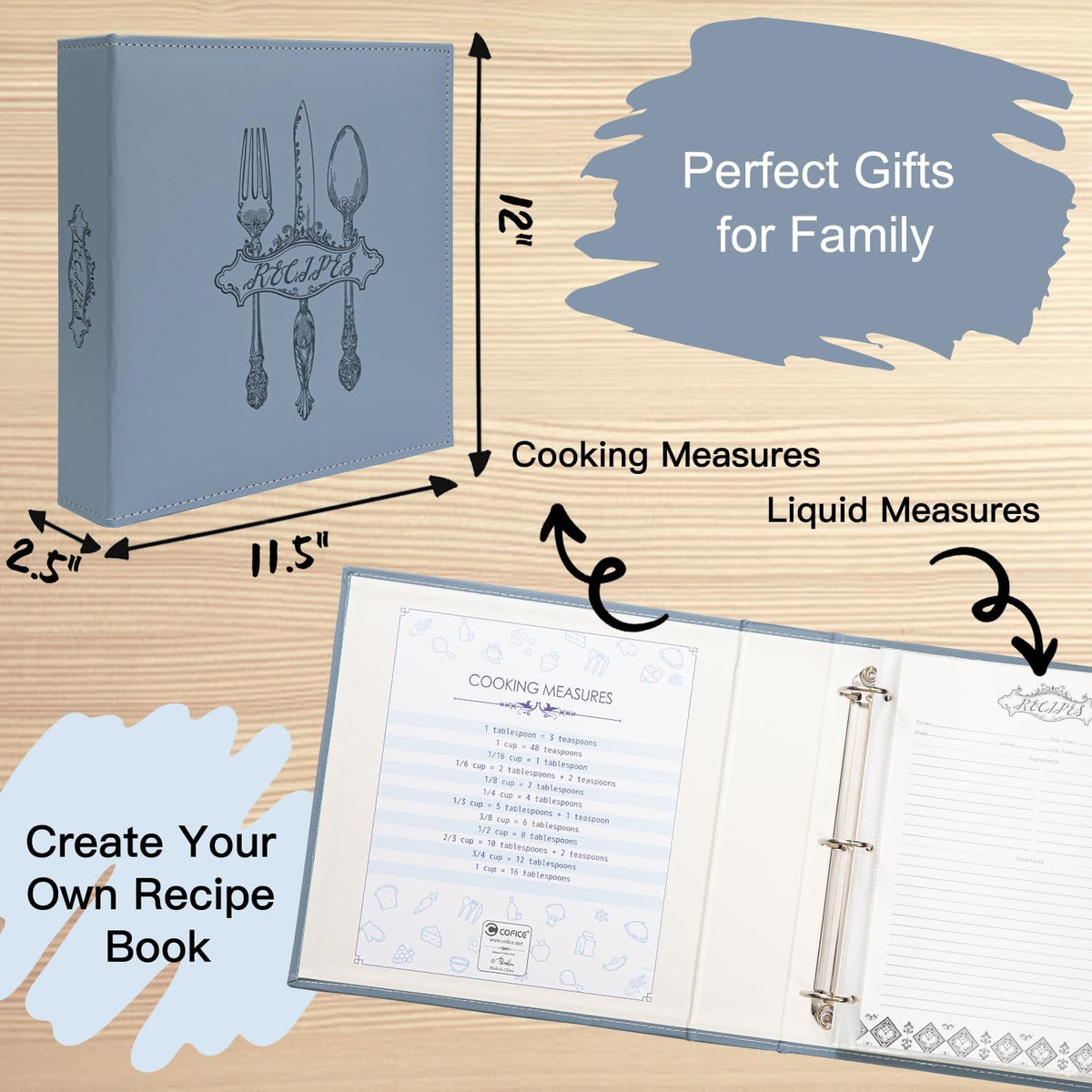 DIY Recipe Binder with Plastic Sleeves